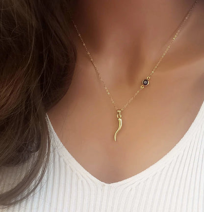 Collana Occhio & Cornicello